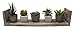 Chiaravita Vintage Rustic Torched Wood Hanging Wall Mount Floating Shelves – 3 Piece Farmhouse White Washed Home Decor Shelf for Kitchen, Bedrooms, or Bathroom