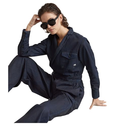G-Star Damen Tailored Wrap Jumpsuit, Blau (worn in adrift cobler D25317-D777-G818), XS