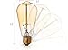 Original Vintage Thomas Edison Incandescent Light Bulbs - 6 Pack - Tungsten Filament, Amber Clear Glass, 60 Watts, 120 Volts, E26 / E27 Medium Base