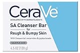 CeraVe SA Cleanser Bar for Rough & Bumpy Skin, 4.5
