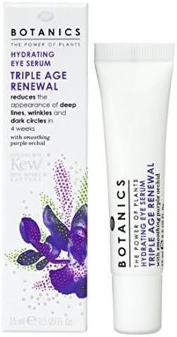 Botanics Triple Age Renewal Hydrating Eye Serum 15ml-Reduces Wrinkles & Dark Circles by Eye Serum