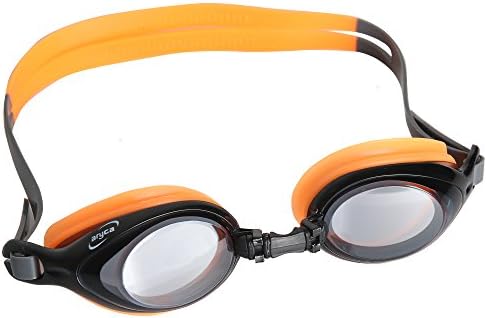 Swim Goggles, Swimming Goggles with UV Shied and Anti Fog for Adult Men Women Youth Kids (Orange)
