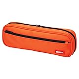 LIHIT LAB Pen Case, Orange, 3 x 9.4