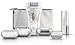 Philips HP6576/50 Satin Perfect Deluxe Epilator, White/Champagne
