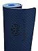 YOGALAND Premium Yoga Mat with Carrier Strap – Yoga Mat 6mm 1/4-Inch Thick, Non-Slip, Eco-Friendly Lightweight, Extra Large 72 x 24 for Yoga, Pilates, Exercise, Fitness (Blue)thumb 3