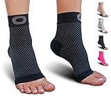 Plantar Fasciitis Socks with Arch Support for Men & Women - Best Ankle Compression Socks for Foot and Heel Pain Relief - Better Than Night Splint Brace, Orthotics, Inserts, Insoles