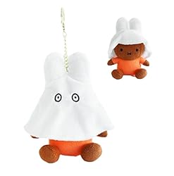 MSGlobal Cute Plush Keychain with Fun Ghost Cape