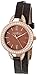 Caravelle by Bulova Women's 44L130 Analog Display Japanese Quartz Brown Watch