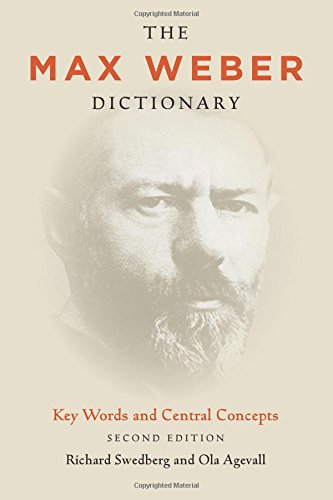 The Max Weber Dictionary: Key Words and Central Concepts, Second Edition