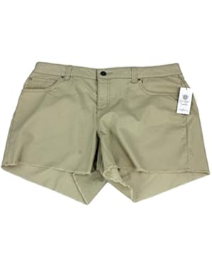 Jessica Simpson Women's Forever Low-Rise Cut-off Shorts, Distressed Khaki