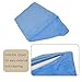 Foam Wedge Pillow Memory Positioning Wedges Medical Body for Back Sleeping Elevated Pregnancy Positioners Bed Sore Turning Bolster Knee Support Pillow for Elderly, Patients Side Sleeper (Blue)