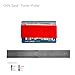 GRIFITI Band Joes Landscape Front Wide Pocket Wallet Slim Profile Colorful Rubber Silicone Improved Broccoli Siliconeband Grip Credit Card License Cash Strap Strong Money Holder (Black)