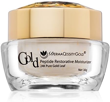 #1 BEST 24K PURE GOLD LEAF PEPTIDE RESTORATIVE MOISTURIZER | INTENSELY MOISTURIZING | MOST LUXURIOUS | EXCLUSIVE | EFFECTIVE by DermaCessityGold! Net 30g