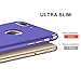 iPhone 7 Plus Case RANVOO Stylish Slim Hard Case with 3 Detachable Parts for Apple iPhone 7 Plus, PURPLE (New Colorway May 2017), [CLIP-ON]