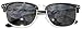 Retro Half Frame Horned Rim Wayfarer Sunglasses Colored Lens for Mens or Womens