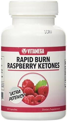 Rapid Burn Raspberry Ketones Ultra Potency - All Natural Weight Loss and Appetite Suppression 500mg Per Serving