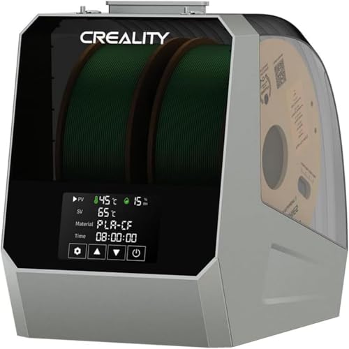 Creality Space Pi Plus Filamenttrockner, 2 Spool 3D Drucker Filament Trockner Box mit eingebautem Ventilator, Filament Dehydrator für 1.75/2.85mm PLA PETG ABS T
