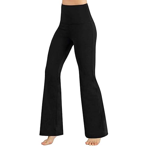 Xavigio_Women Leggings High Waist Bootcut Wide Leg Yoga Pants