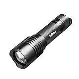 Sofirn Adjustable Flashlight 500Lm Cree LED Handheld Light Torch Super Bright IPX5 Water Resistant, Zoomable Pocket-sized Portable, Used Rechargeable 18650 Battery or 3 AAA Batteries (excluded)