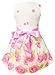 Little Hand Toddler Girls Rose Floral School Dress Bow Tie Bridesmaid Birthday Baby Party Dresses 4T