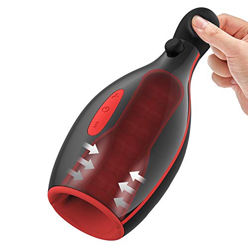 Elektrische Masturbator Cup zum Penisdrücken mit enger Airbag und Heizungsfunktion Masturbatoren für männer mit 13 Vibrationsmodis Sexspielzeug für Männer Aivrobta