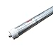 FiveStar Lights T12 8FT LED Light Tube 40W(90W Equivalent), 5000K, 3600 Lumen Brightness, ETL Listed, Dual-Ended Power, Energy Saving Fluorescent Tube Replacement (4, T12 8FT 40W)