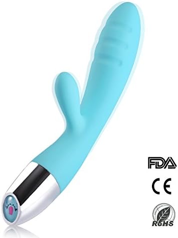 Dual Powerful Motors - Wireless Waterproof Wand Massager - One-Button Operation - USB Rechargeable - Memory Function - Arbitrary Bending - Quiet.（Blue）