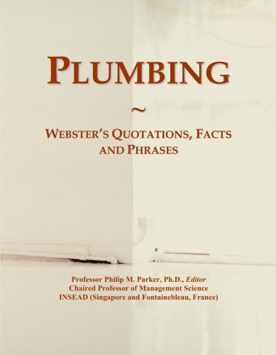 Plumbing: Webster’s Quotations, Info and Phrases