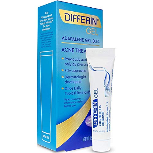 Differin Adapalene Gel 0.1% Prescription Strength Retinoid Acne