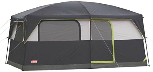 COLEMAN Prairie Breeze 9 Person WeatherTec Camping Tent w/Fan &amp; Light | 14 x 10'