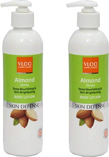 VLCC Almond Honey Deep Nourishing and Skin Brightening Body Lotion, SPF 15, 350ml (Buy 1 Get 1 Free)
