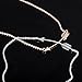 Lazycat Silver Arrow Pendant Cupid Arrow Long Arrow Pendant bar Necklace Jewelry