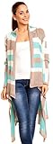 Zeta Ville Womens Waterfall Jacket Cardigan Cape Draped Blazer Knit Coat - 277z