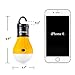E-TRENDS Compact LED Lantern Tent Camp Light Bulb for Camping Hiking Fishing Emergency Lights, Battery Powered Portable Lamp, 2 Count, Yellow, Batteries Not Included