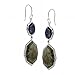 Silpada 'Lapis of Luxury' Natural Lapis & Labradorite Drop Earrings in Sterling Silver