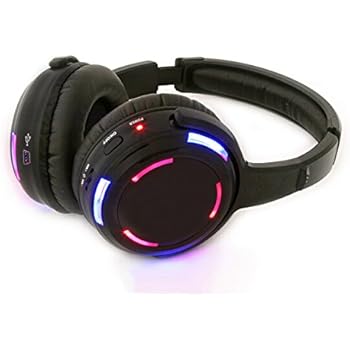  Silent Disco Led Headphone 915mhz 3 Channels