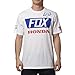 Fox Racing Mens Honda Basic Standard Short-Sleeve Shirt Large White