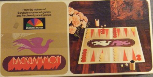 Vintage Backgammon game 1975
