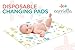 Carriella Disposable Changing Pads 25 Extra Large 24 x 18 Leak Proof Baby Diaper Travel Change Mats