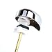 SODIAL(R) Side Mount Toilet Tank Flush Lever Handle for Toilets Yellow silver