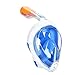 ADVSEA Tribord/Subea Easybreath Full Face Snorkel Mask (2018 Version) with Waterproof Phone Case