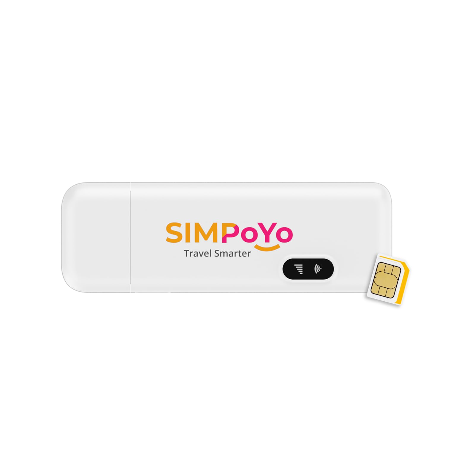 SIMPoYo USB Dongle, Wireless Network Wi-Fi Adapter, Plug and Play Wi-Fi Hotspot with 10G SIM Card for Slate 7/Beryl AX/Slate AX/Opal, 4G LTE Mobile Unlocked Modem for Desktop/Laptop/Travel/Business