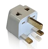 UK Travel Adapter Best Tmvel 2 in 1 Type G Plug - Electrical Outlets in United Kingdom, Ireland, Great Britain, Scotland, England, London, Dublin, Hong Kong