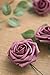 Ling's moment Artificial Flowers 25Pcs Mauve Roses Decor w/Stems,3