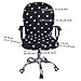 Freahap Computer Office Chair Cover Stretch Swivel Desk Chair Cover Removable Rotating Chair Slipcovers Polka Dots