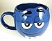 M&Ms Fun Sculpted Face Extra Large 24 oz Ceramic Coffee Tea Mug m&m m & m (Blue)