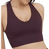 SPANX Womens Longline Medium Impact Sports Bra, Jammy Plum, XS