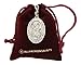 All Patron Saints St Christopher Medal Necklace – Solid Sterling Silver Oval Medallion and Chain with Gift Box (Size 29 x 20 MM (Adult Male))