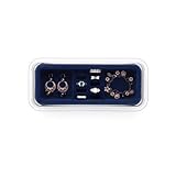 Neatnix Jewelry Stax Rings & Things Mini Organizer Tray, Midnight Blue