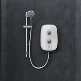 Aqualisa Emerge 10.5kW Electric Shower Arctic White MELN33 Digital Display view 3
